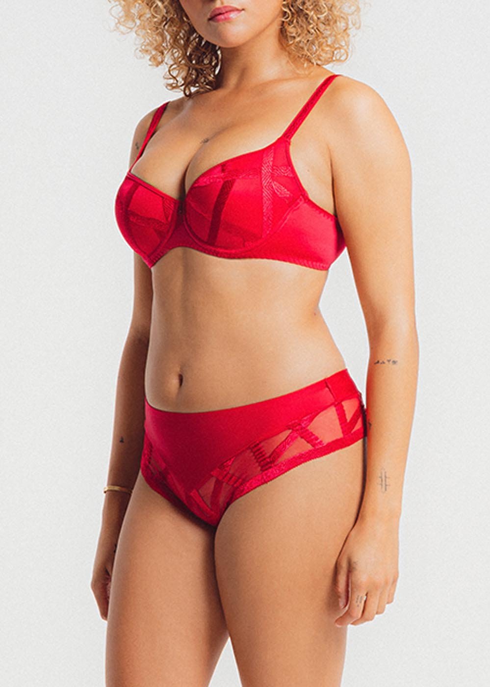 Soutien-gorge Armatures Coques Louisa Bracq Rouge  Lvre